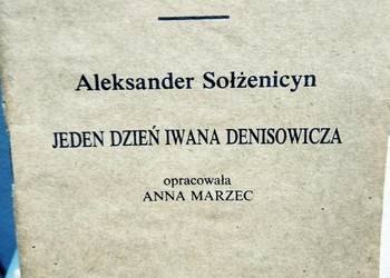 Sołżenicyn jeden dzień Iwana Denisowicza opracowanie lektur