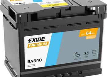 Akumulator 64Ah 640A EN PRAWY PLUS Exide Premium EA640