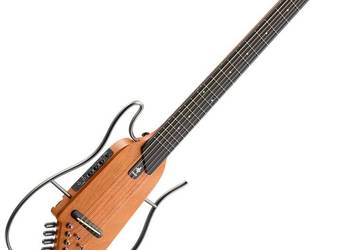 Donner HUSH-I Mahogany gitara silent travel + pokrowiec 24.75' 6 strun NOWA
