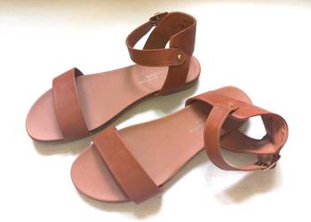 Sandały brązowe Damskie r. 39 Dorothy Perkins Comfort stan bdb