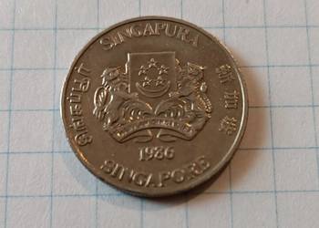 20 CENTÓW ( TWENTY CENTS ) 1986 ROK - SINGAPUR