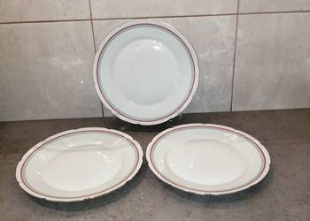 stare talerze porcelana GIESCHE 3 szt