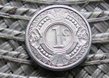 Antyle Holenderskie 1 Cent 1993r - Ładna