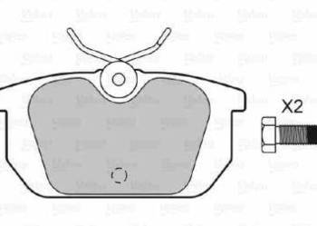 ALFA 145-146 KLOCKI HAM. TYŁ wsz. modele  09/94-06/96