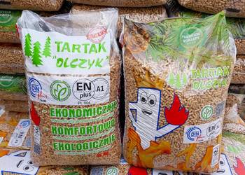 Pellet Olczyk A1 dowóz Śląsk pelet certyfikat Dankros Rezult brutto