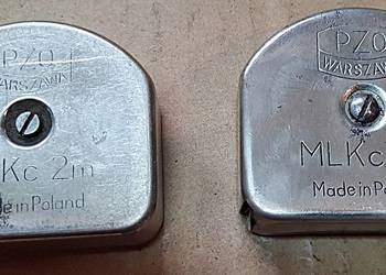 Miarki metalowe MLKc z PRL  2 m , 1 m  - 2 sztuki