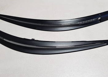 Brewki kloszy reflektorów BMW E60 E61 LCI czarne HELLA łezki LIFT