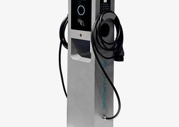 Słupek parkingowy EV 44kW do firmy