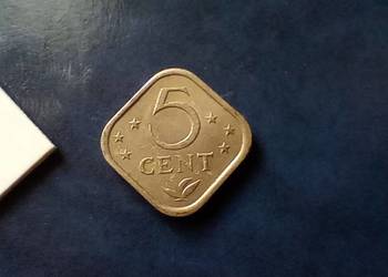 Stare monety 5 cent 1981 Antyle Holenderskie