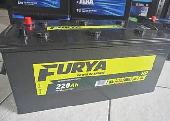 Akumulator ciężarowy 220Ah 1100A L+ FURYA