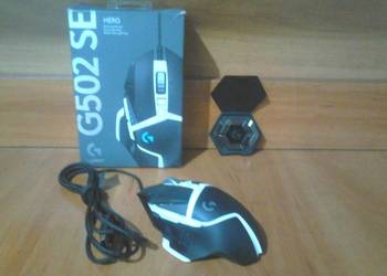 Logitech G502 Hero SE - komplet, stan bardzo dobry+