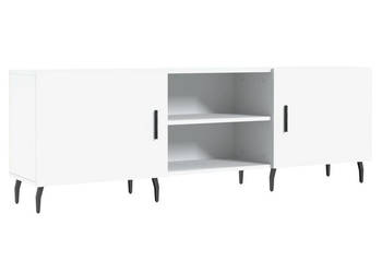 Szafka pod TV biała 150x30x50 cm materiał drewnopochodny WM-829108