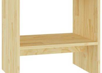 vidaXL Szafka nocna, 40x30,5x40 cm, lite drewno sosnowe(sku808053)
