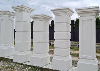 Stylowe Słupy Ogrodzeniowe, Dworkowe, Willa Parkowa,Boniowane Słupki,HDS