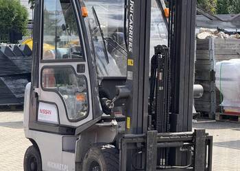 Wózek widłowy Nissan 1,5 tony udźwig 1500 kg maszt 3F475 LPG 2013 1998mth