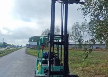 Wózek widłowy Mitsubishi F40 3.5 t z poczwórnymi widłami