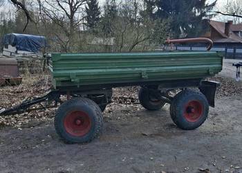 Przyczepa rolnicza wywrotka kiper dwa Siłowniki