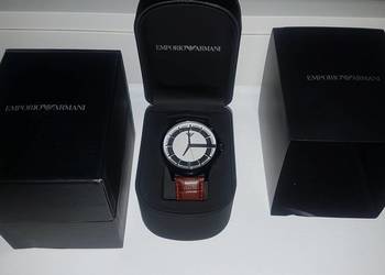 Zegarek Armani Brązowy Na Pasku