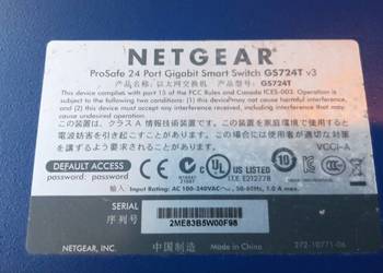 Switch zarządzany NETGEAR Pro Safe 24 port GS724T