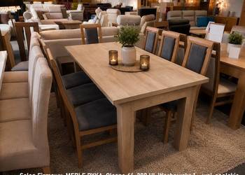 Nowy Stół Dębowy 180cm KUBA  / Rozkładany do 280cm /  -50% / Producent PYKA