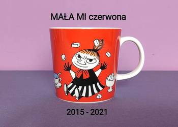 MUMINKI kubek Moomin Arabia Finland - z naklejką - MAŁA MI czerwona