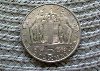 Grecja 5 Drachmy 1966r