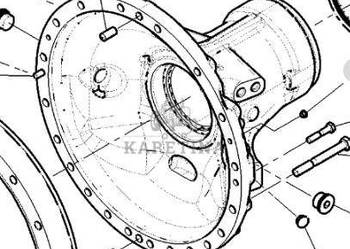 Fendt 930 933 936 939 942 Vario Gen 6 Obudowa Osi Tylnej Zwolnicy CZĘŚCI H…