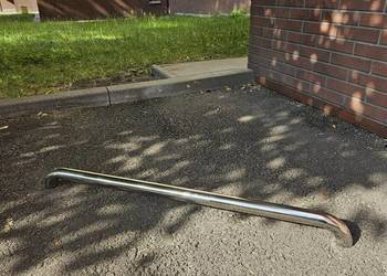 Chromowana Poręcz ze stali nierdzewnej