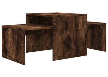 Stolik kawowy przydymiony dąb 100x48x40 cm WM-815546