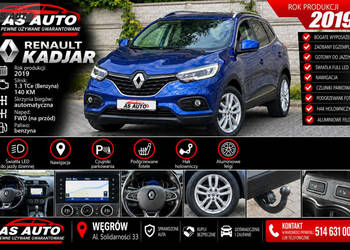 Renault Kadjar 1.3i 140KM Navi/PDC/Pod.Fotele/Ledy/Alu/Hak/VirtualCockpit/…