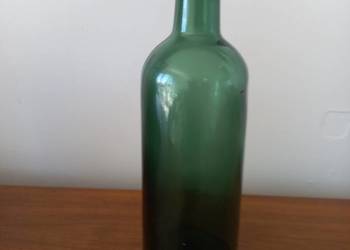 Butelka zielone szkło antyk