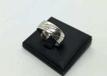 Srebrna obrączka próby 925 - 9,63g (Rozmiar 20)