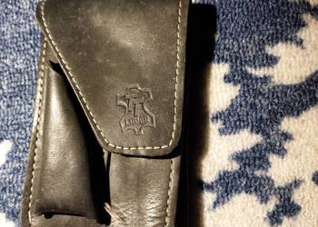 Stare skórzane etui do paska PRL