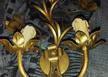 Florencja lampa ścienna różana metal Hans Kogl