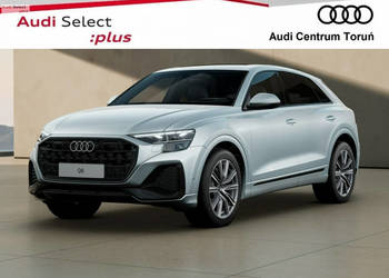 Audi Q8 MatrixLED_HeadUp_Hak_Panorama_HomeLink_ACC_PakietCzerń_4-strefy-FV…