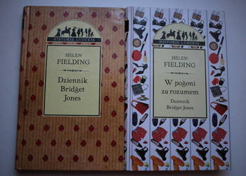 Komplet zestaw 2 książki Helen Fielding Bridget Jones twarda