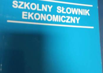 Szkolny słownik ekonomiczny antykwariaty szkolne książki