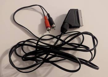 Kabel Scart (Eurozłącze) do 2x RCA (Chinch) o długości 3m