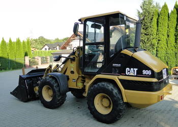 Ładowarka CAT 906 Caterpillar łyżka otwierana widły Ładna Sprowadzona