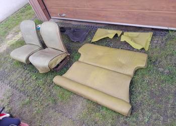 Zielone fotele Fiat 126p
