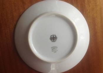Talerz porcelanowy o śr. 23cm, niemiecki sygnowany 1938r.