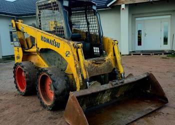 Komatsu sk1020 ładowarka burtowa pod mulczer do mulczera