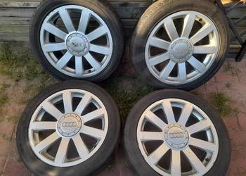 Oryginalne Felgi Audi S-line 18" 5x112 8J A4 A6 A8 z Dekielkami