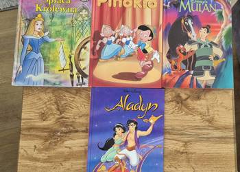 Książki Disney Klub Książek Disneya Śpiąca Królewna, Pinokio, Mulan,Aladyn