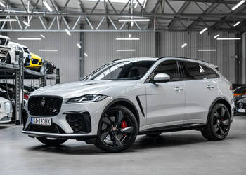 Jaguar F-PACE SVR 5.0 V8 Supercharged 550 KM. Gwarancja 08.2027. Salon PL.…
