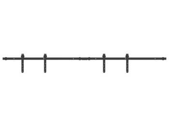 System do drzwi przesuwnych do mebli, 183 cm, stal węglowa（SKU:4009666）