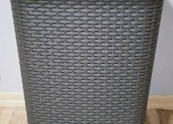 Kosz na pranie.Curver.Rattan.Ciemnoszary.Odbiór osobisty.60x44x34cm.