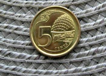 Singapur 5 Cent 2017r