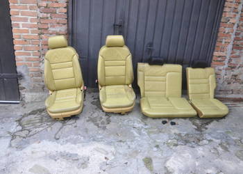 Fotele Skóra Audi A3 8L 3D Bananowa Beżowa Podgrzewane  Jak Recaro