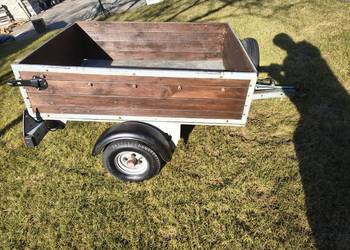 Przyczepka samochodowa lekka. HP 400 DDR IFA. SUPER STAN